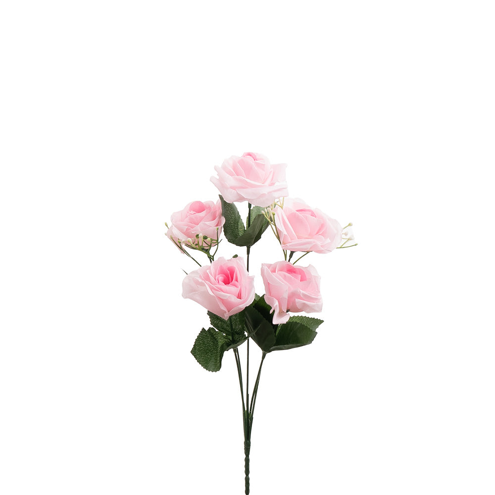 La France Rose Bouquet Light Pink 36cm