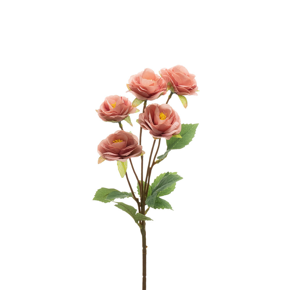Mini Roses Spray Pink 42cm