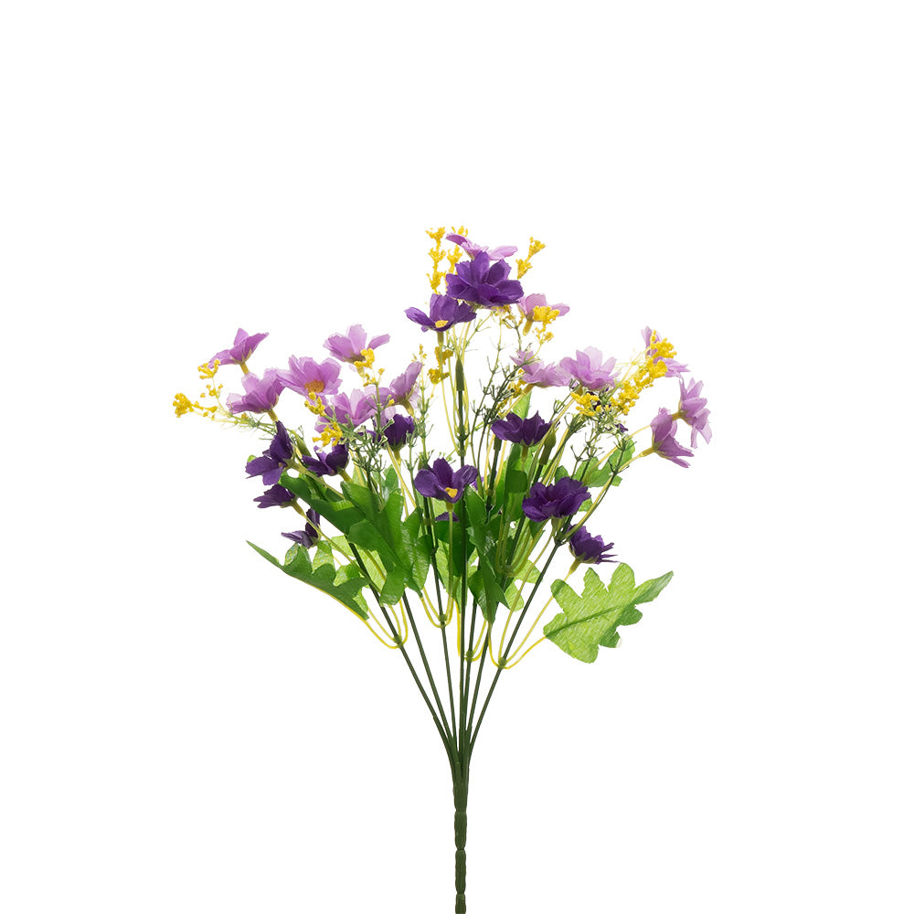 Mini Daisy Bunch Purple 30cm