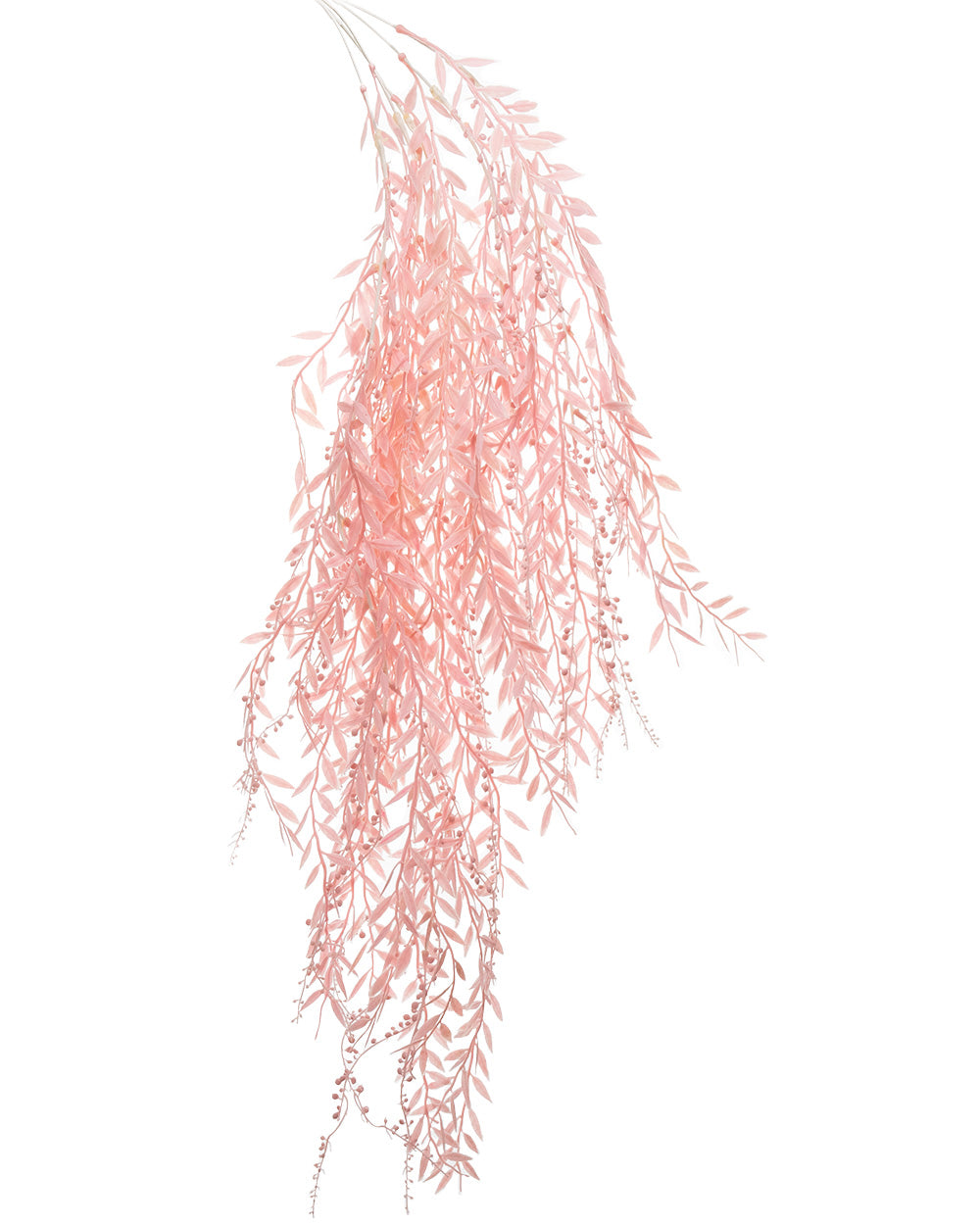 Leaf With Tiny Berry Garland Pink 100cm