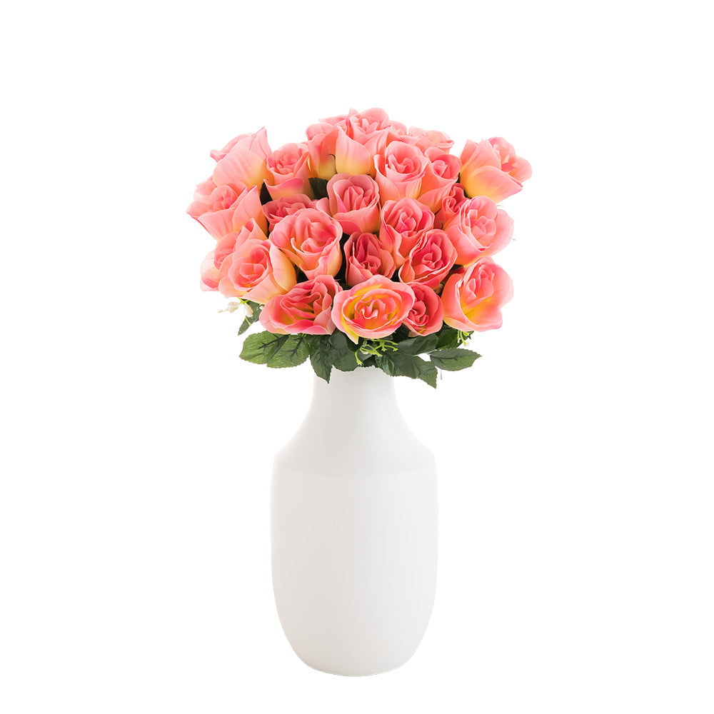 Rose Bouquet 6 Heads Light Pink 36cm