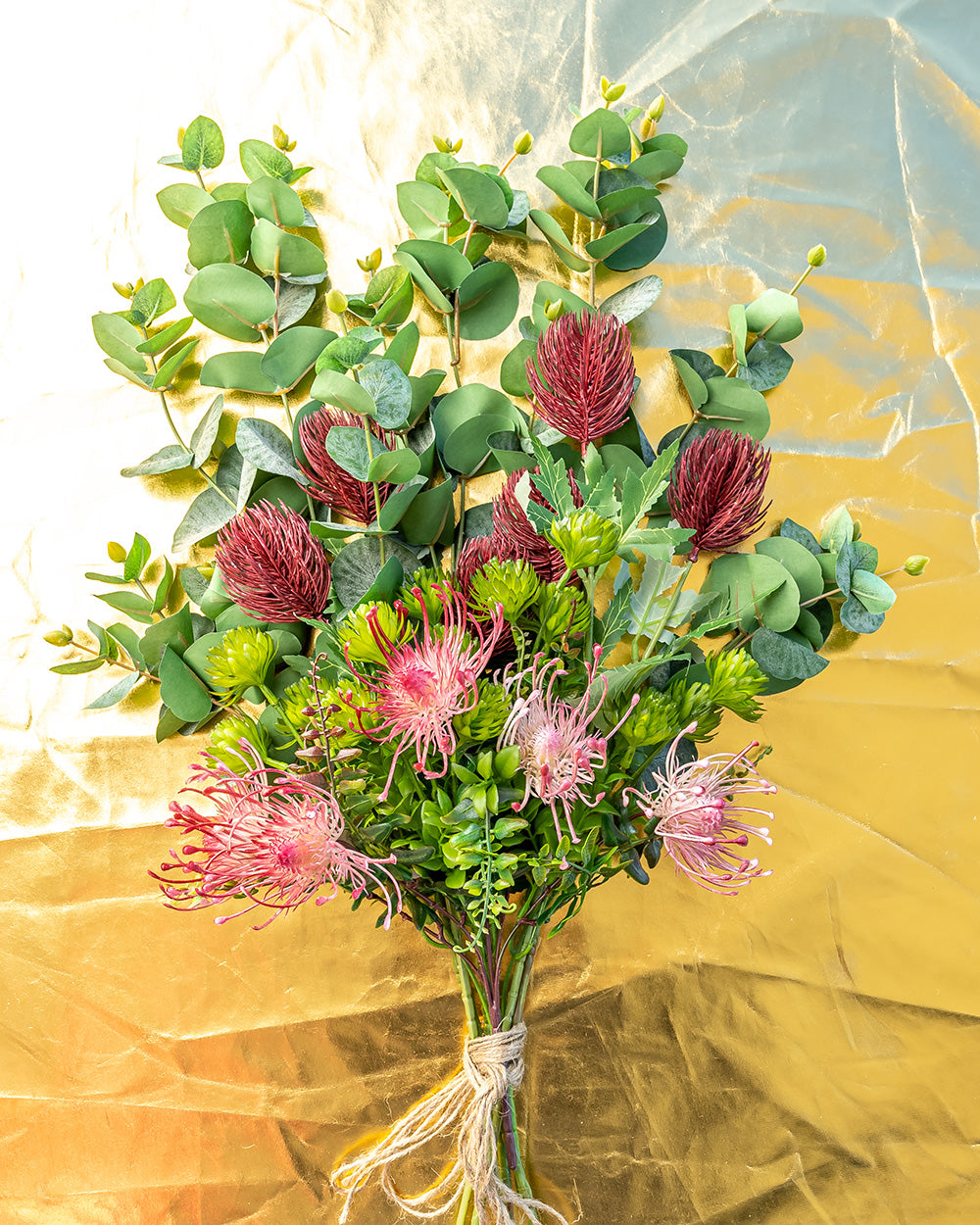 Pincushion Bush Red 33cm