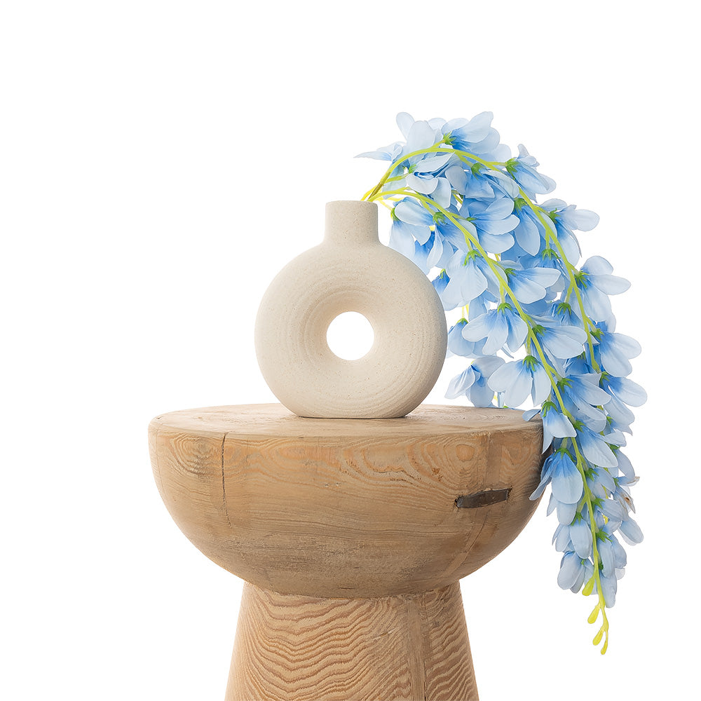 Hanging Wisteria Bush Light Blue 68cm