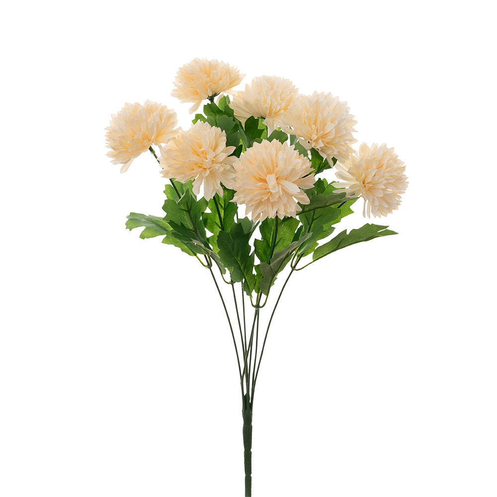 Pompom Bush Cream 46cm