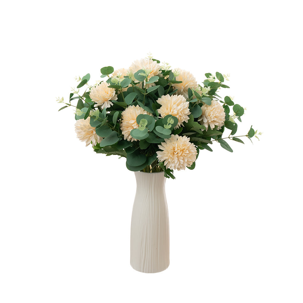 Pompom Bush Cream 46cm