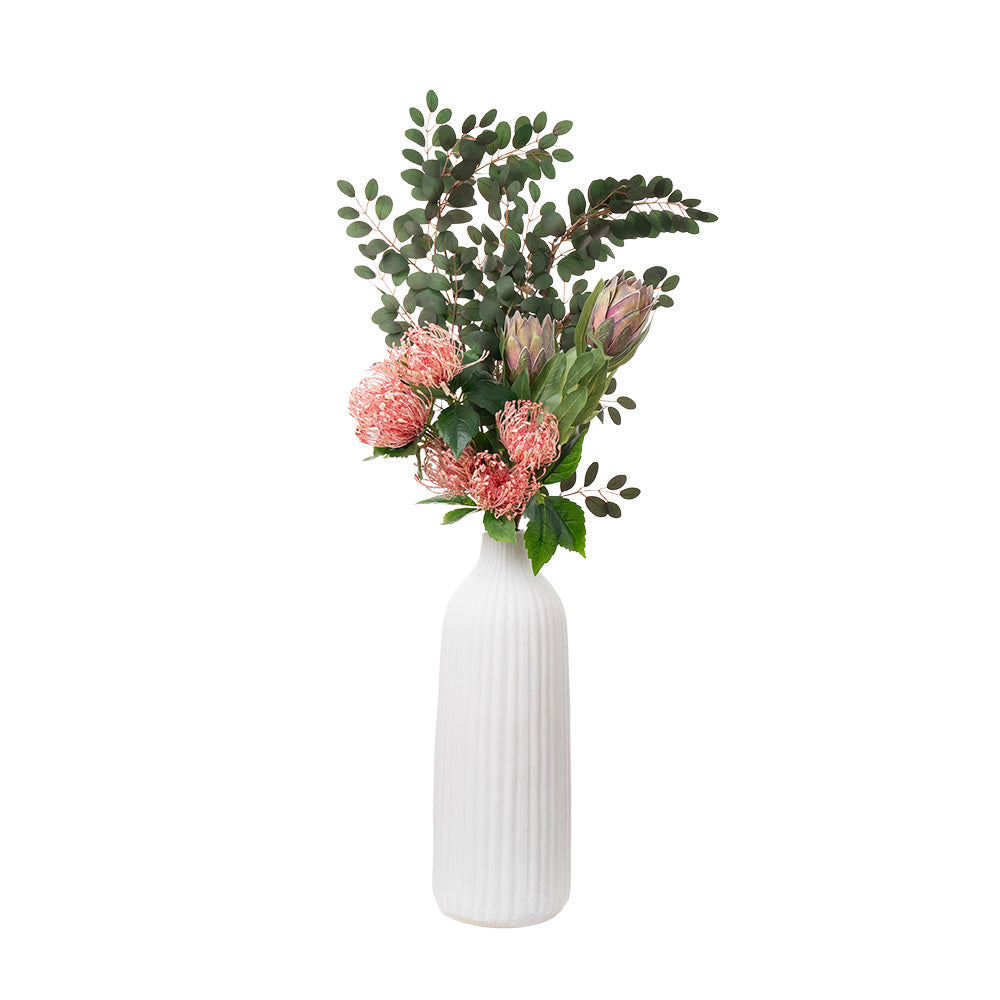 Pincushion Protea Spray Pink 52cm