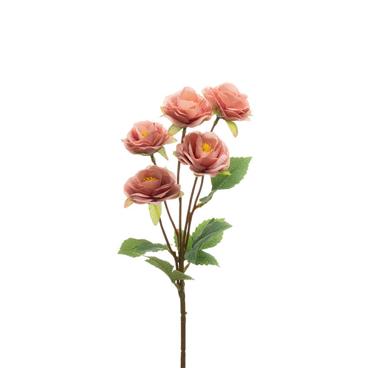 Mini Roses Spray Pink 42cm