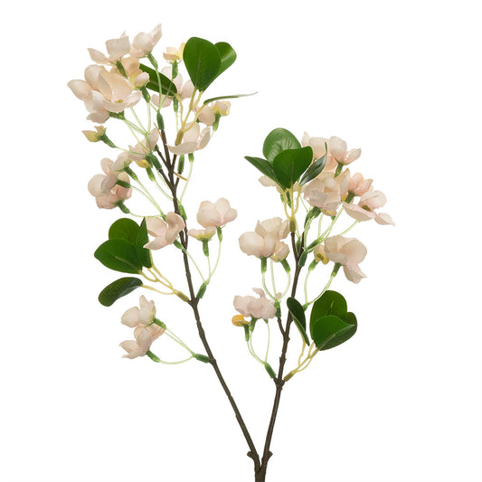 Apple Blossom Spray Light Pink 60cm