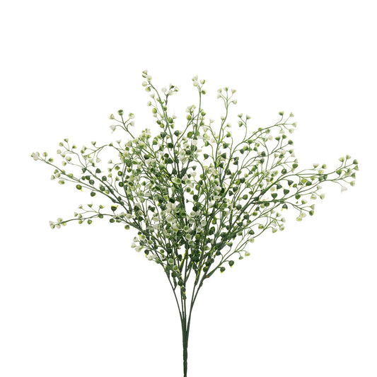 Lily of the Valley Bush Green & White 45cm