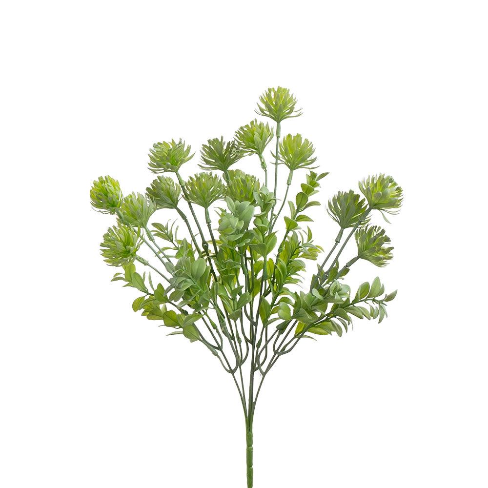 Succulent Bush Green & white 40cm