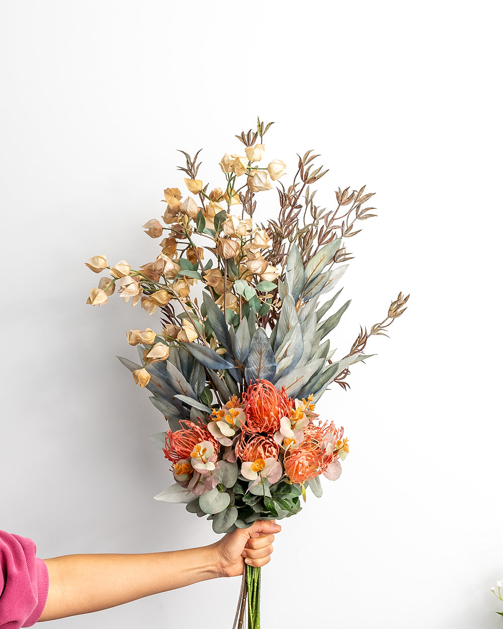 Pincushion Protea Bush Pink 45cm