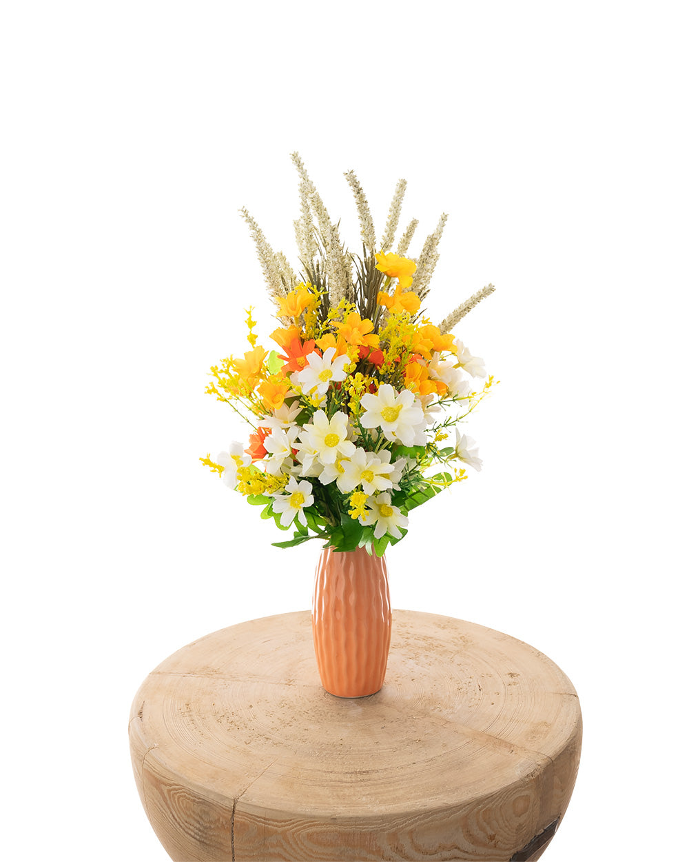 Mini Daisy Bunch Orange 30cm